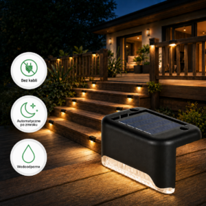 Steplo - 4SZT Lampka Solarna Ogrodowa LED